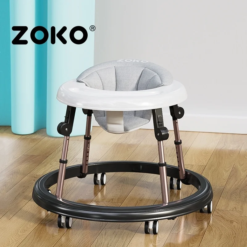 Zoko Baby Walker Multi Functional Anti Flip O Leg Male and Female Baby