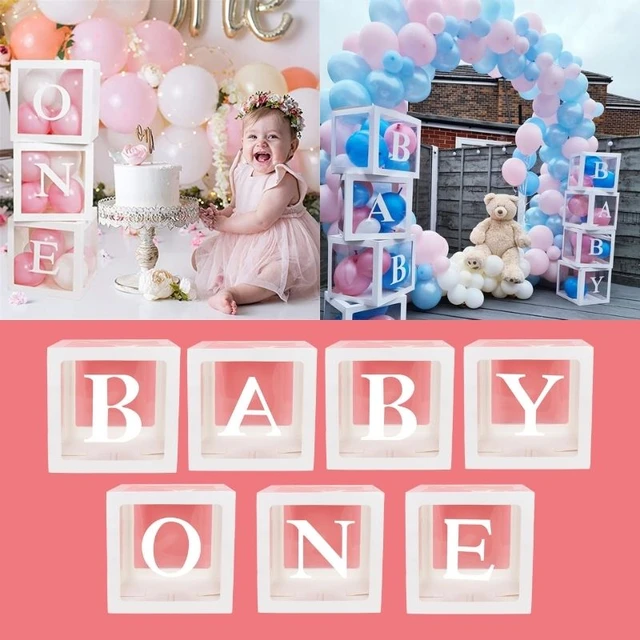First Birthday Balloon Box  First Birthday Letter Box - Party & Holiday  Diy Decorations - Aliexpress