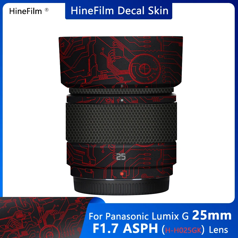 Lumix G 25 F1.7 Adesivo Per Lenti Per Panasonic Lumix G 25Mm F/1.7 Lens Decal Skin Premium Wraps Custodie