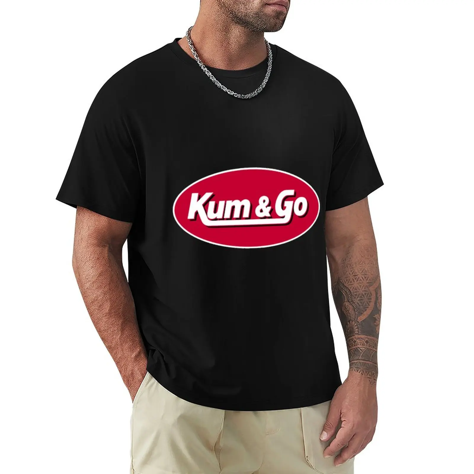 

Kum-And-Go-Logo T-Shirt Short sleeve tee plain Blouse oversized t shirt men