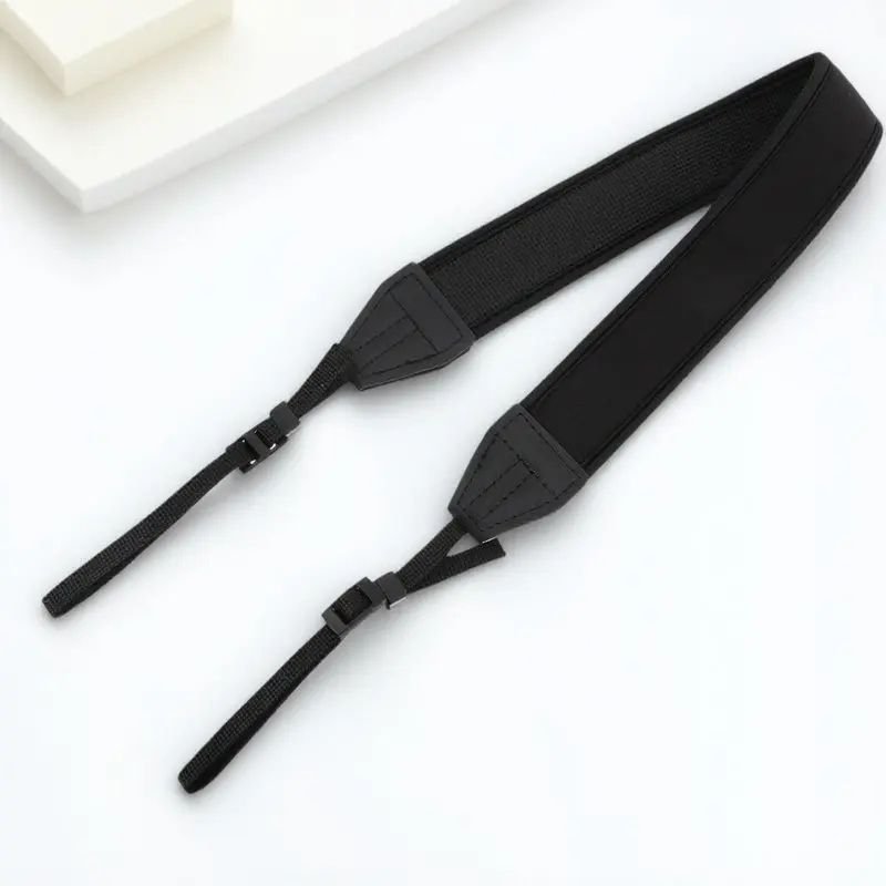 2Pcs 카메라 어깨 목 스트랩 Dslr 미러리스 카메라용 조절 가능한 헤비 듀티 네오프렌 코튼 스트랩 버클