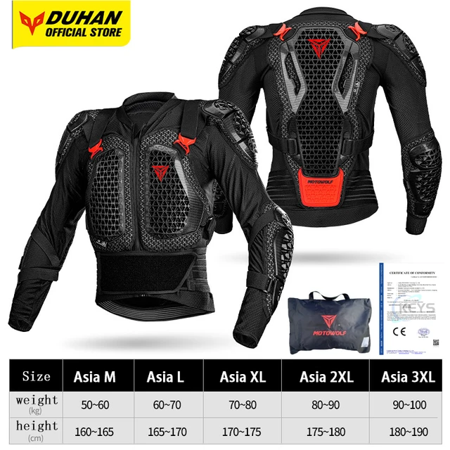 Motorcycle Jacket Men Moto Body Armor Motocross Racing Jacket CE Approval Motorbike Moto Protection Gears