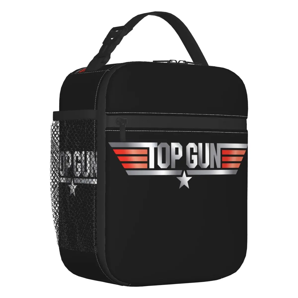 

Tom Cruise Maverick Film Top Gun Thermal Insulated Lunch Bags Women Resuable Lunch Tote for School Multifunction Food Box