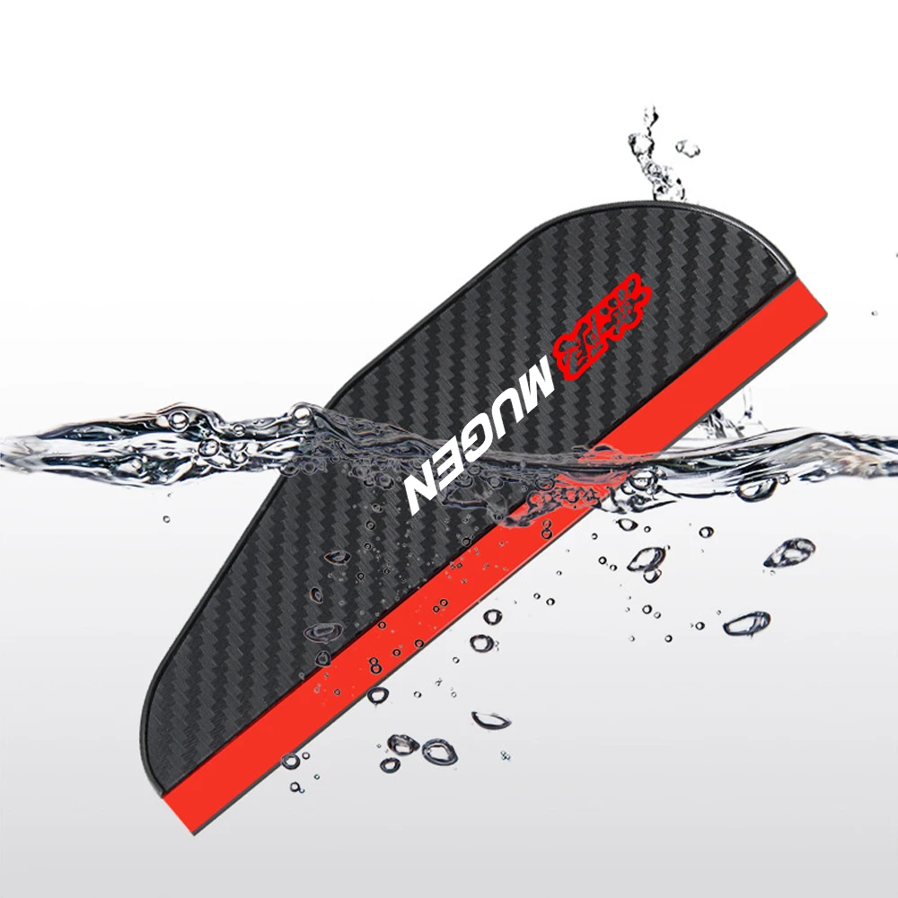 2pcs car rearview mirror carbon fiber rain accessories for Honda mugen power Accord Civic vezel Crv City Jazz Hrv car rearview mirror accessories