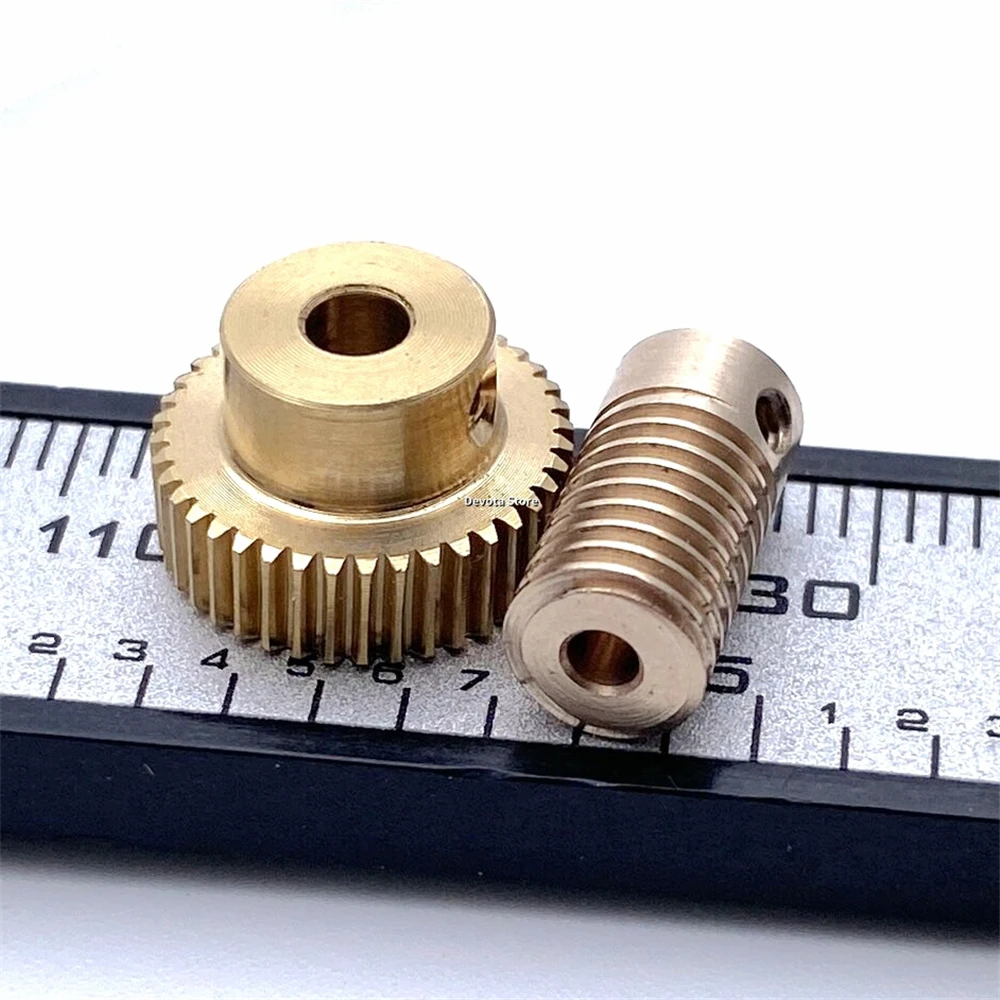 0.3M Mini Precision Worm Gear Reducer Transmitter 1:20 30 40 50 60 25 25 35 45 55 70 80 100 Teeth