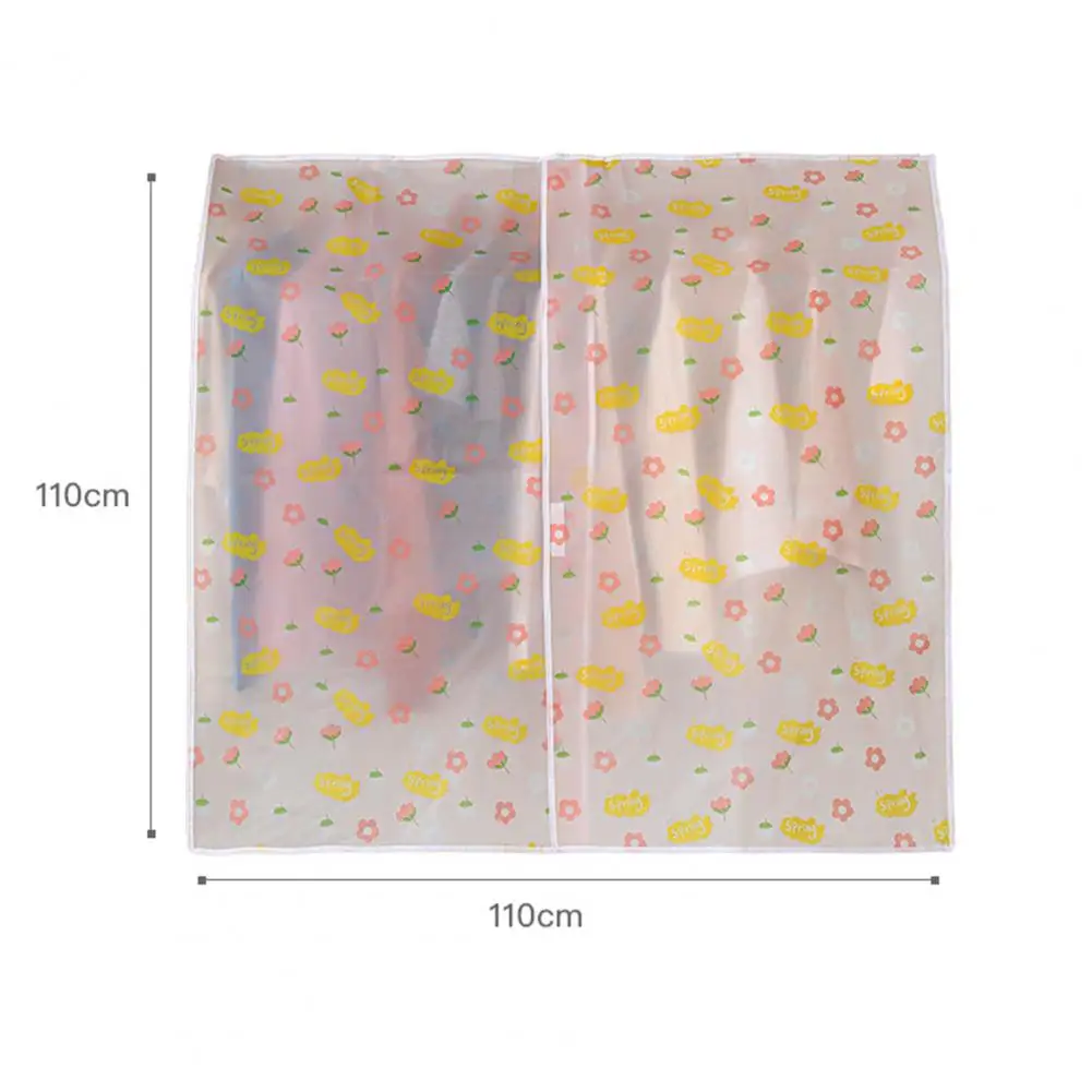 Clothing Dust Cover Moistureproof Clothes Dust Cover Thickened Flower Animal Print Clothes Dustproof Bag Wardrobe Supplies images - 6