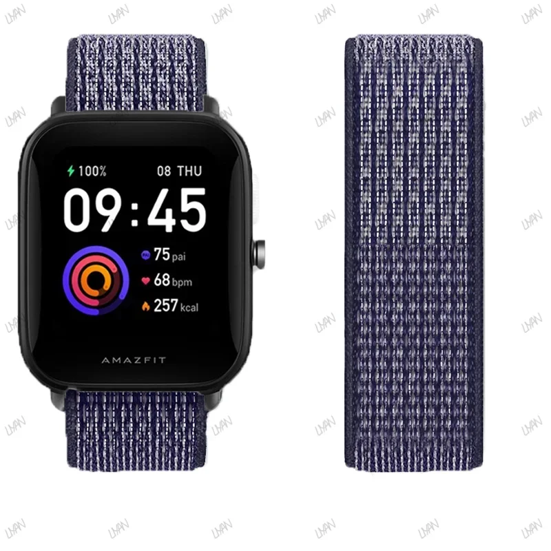 Versatile Nylon Loop Sport Watch Band, 20mm/22mm