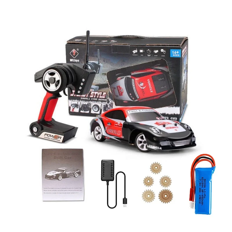 Weili 1:28 High-Speed Remote Control Four-Wheel Drive Drift Mosquito Car K989 Adult Boy Electric Rc Competition Model Car K969 5