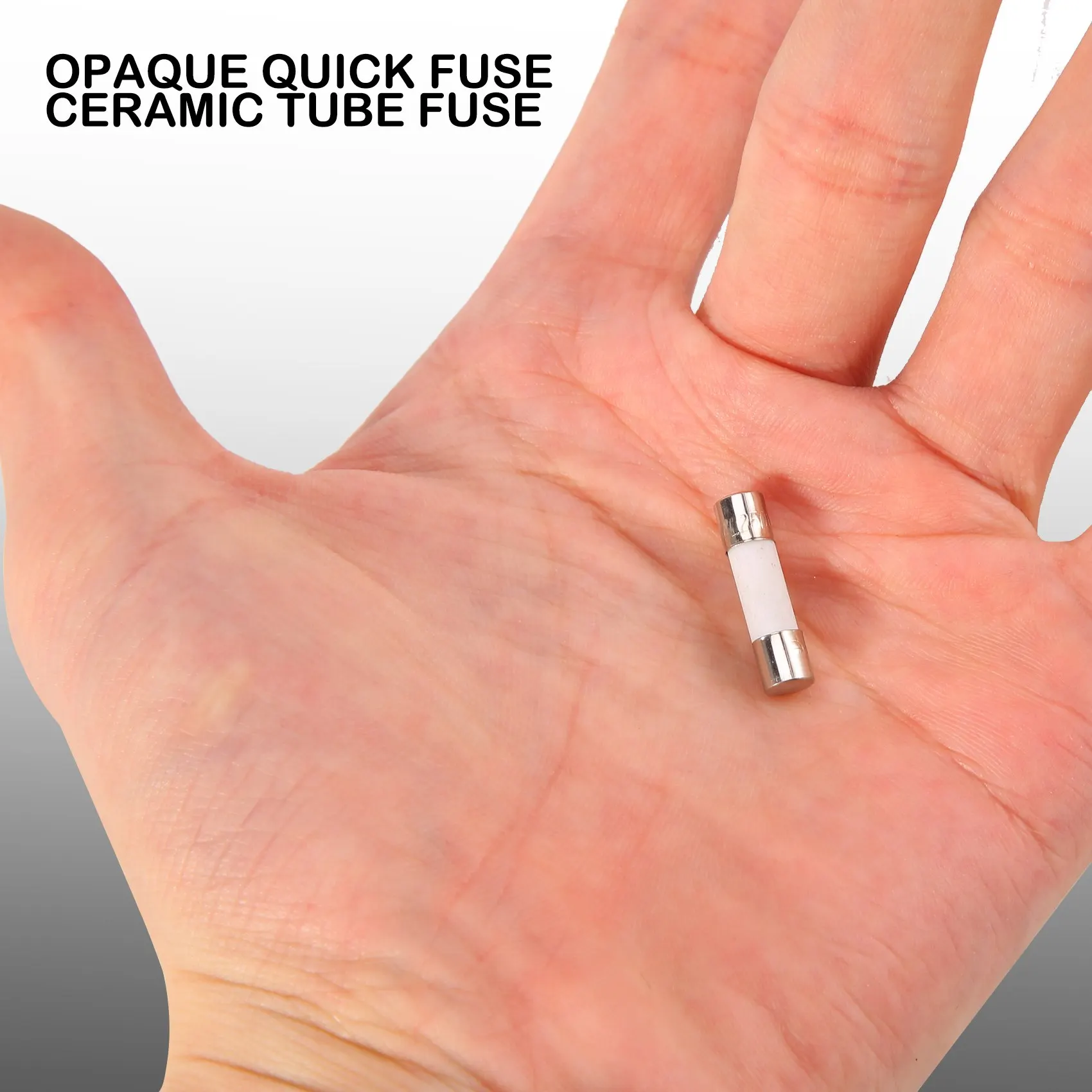10Pcs 250V 0.5A 500mA Fast Blow Ceramic Fuses Tubes 5mm x 20mm