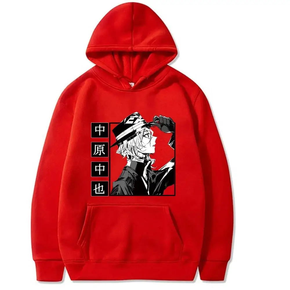 Anime Bungo Stray Dogs Nakahara Chuya Hoodies Man Woman