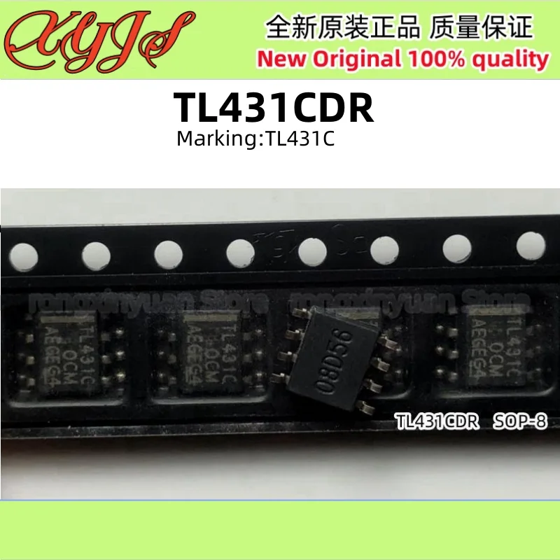 10Pcs TL431CDR TL431C TL431IDR TL431I TL431ACDR 431AC TL431AIDR 431AI TL431BCDR T431B TL431BIDR Z431B TL431 SOP-8 10