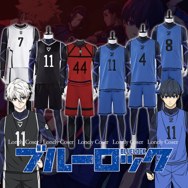 Blue Lock Jersey Football Club Sportswear Anime Isagi Yoichi Cosplay  Costume Hyoma Chigiri Meguru Bachira Jumpsuits