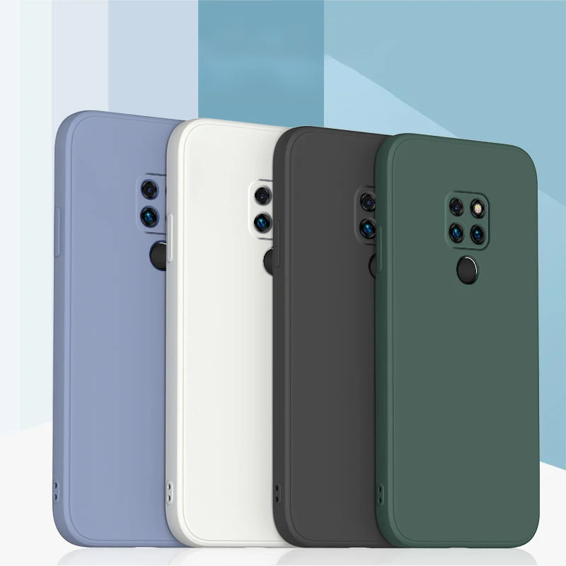 Luxury Matte Square Silicone Phone Case - Classic Design for Xiaomi Redmi Note Series