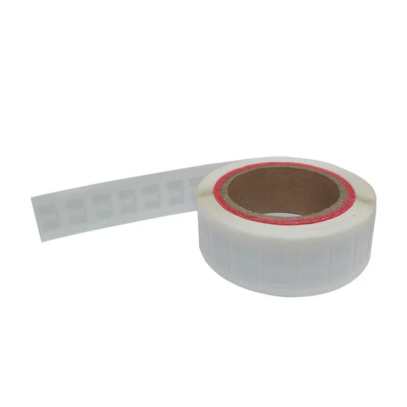 1000개 25*15mm KU7 회원 카드 호텔용 패시브 860-960MHz 유연한 UHF RFID 태그 스티커 (자산용)