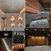 Mini Spot LED 12V Downlights Dimmable 1W Ceiling Lamp Set Remote Controller 15mm Recessed Black Silver White Cabinet Spot Lights 2