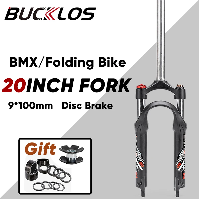 BUCKLOS20InchFoldingBikeForkTravel50mmBMXSuspensionFork9