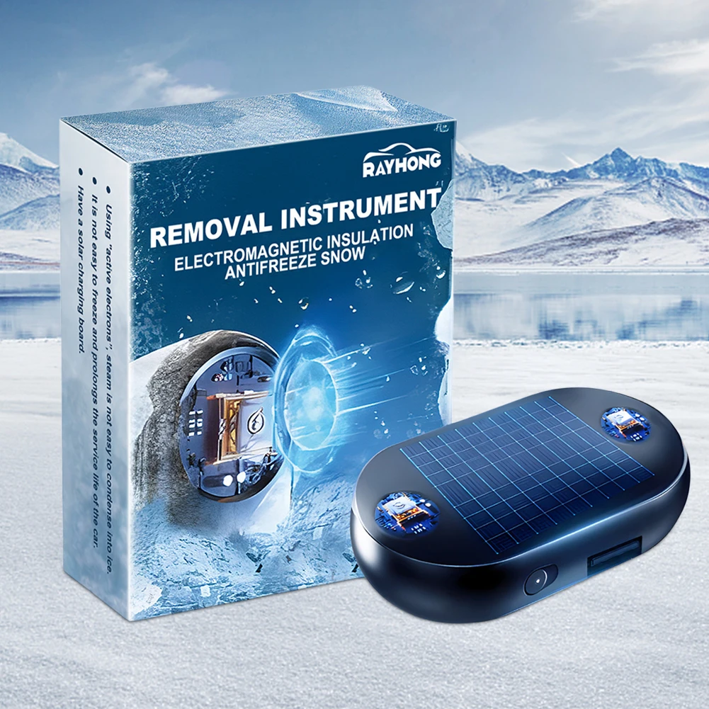 Solar/USB Car Window Anti-Freezing Deicing Instrument
