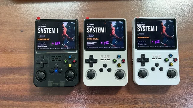 Lecteur de jeu Portable rétro R36HD, système Linux, écran IPS de 3.5 pouces, Mini Console de jeu vidéo Portable, 64 go, plus de 20000 jeux intégrés 1