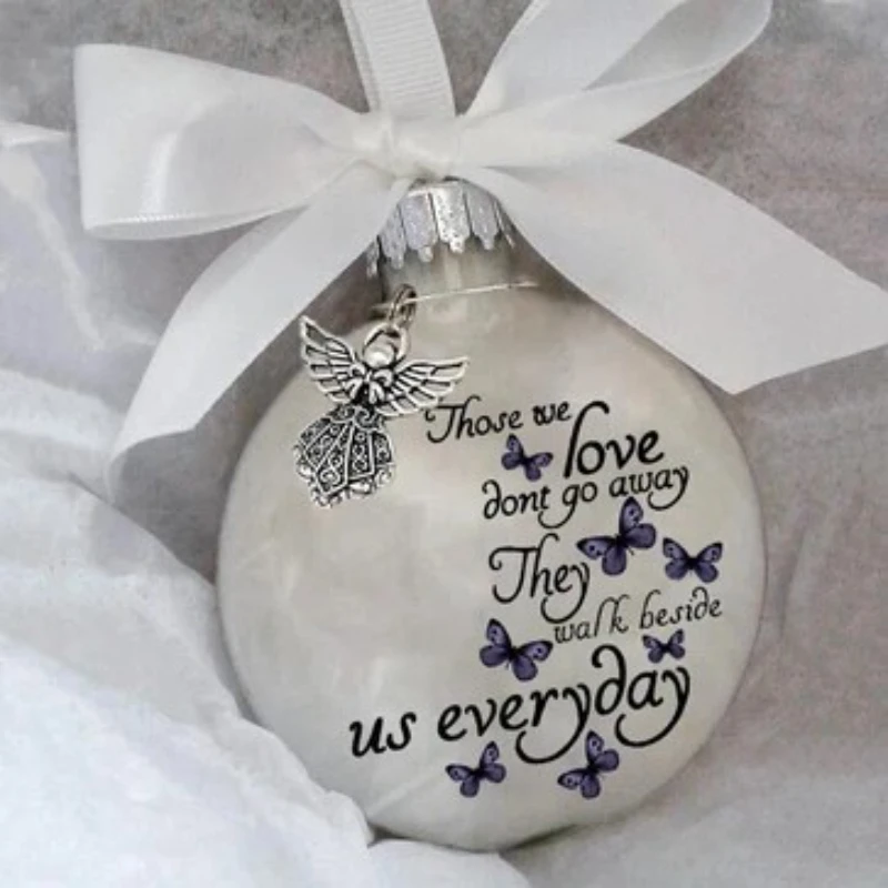 Angel in Heaven Christmas Ornament Durable Memorial Ornament Angel in Heaven Decor Sister Brother Father Mom Memorial Orna