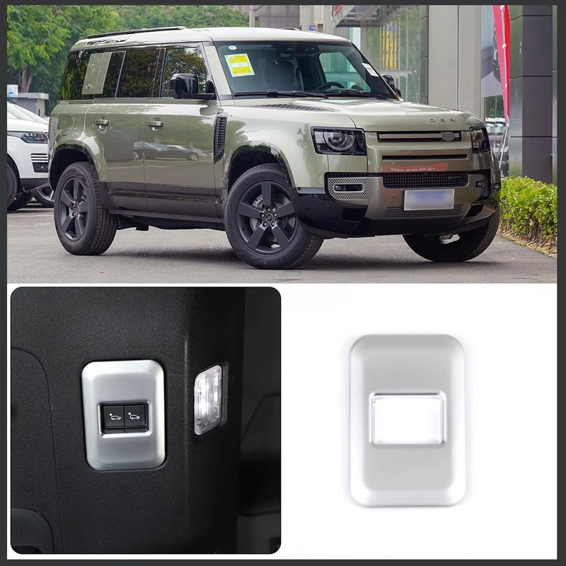 

Автомобильные аксессуары для Land Rover Defender 90 110 2020-2022 автомобильный Стайлинг ABS Автомобильный багажник подъемник с высокой кнопкой регулировки рамка отделка наклейки