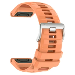 Premium Soft Silicone Watch Band - QuickFit 22mm & 26mm Strap - QuickFit 26mm (A - Official Cinnamon)