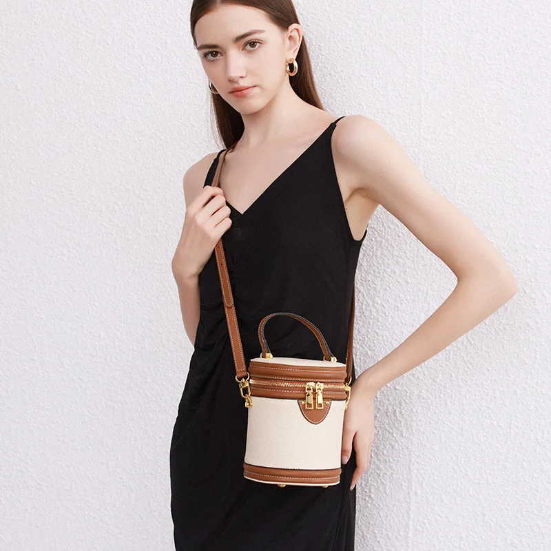 

Women's Luxury Cowhide Shoulder Bag Chain Crossbody Bag Summer Genuine Leather Underarm Bag Mini Square Bag For Women Ladies