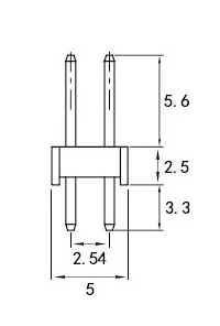 10개/묶음 라즈베리 파이 제로 GPIO 2x20 핀 피치 2.54mm 브레이크어웨이 듀얼 남성 헤더 핀