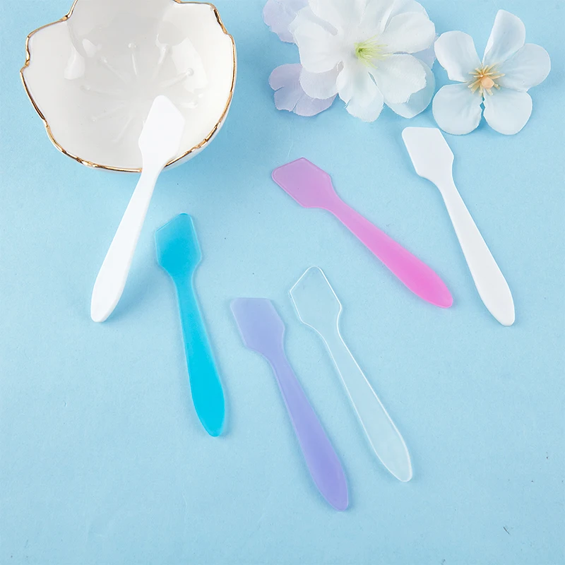 Makeup Tool Set Mini Cosmetic Spatulas Scoop Face Cream Makeup Mask Applicator Sticks 10Pcs