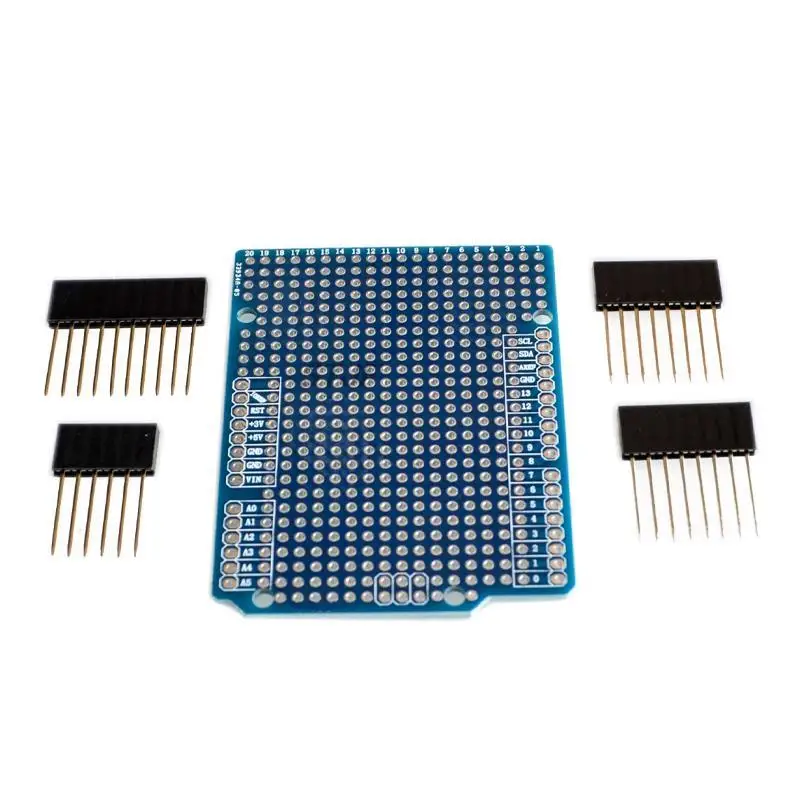 Prototipo Scheda Di Espansione Pcb Per Arduino Uno R3 Atmega328P Shield Fr-4 Fibra Pcb Breadboard 2Mm 2.54Mm Passo