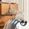 Folding Hanger Rack Heavy Duty Clothes Hanger Clothes Storage Organizer Hotel Room Camping Laundry Solution  Clothes Organizer 1