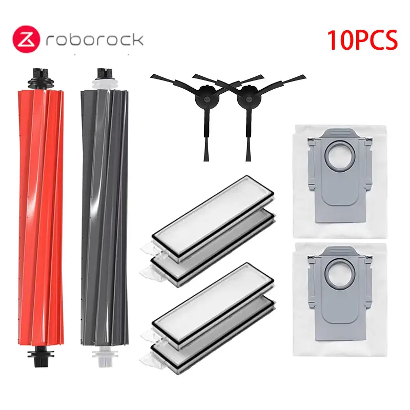 Roborock Premium Vacuum Accessories Kit – Side Brush, HEPA Filter, Mop, Dust Bags & Spare Parts