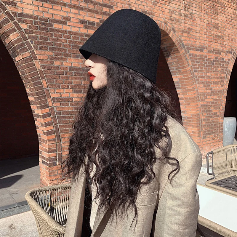Chapeau Bob Laine Melon Vintage - Bonnet Femme Automne Hiver | Style Rétro Français