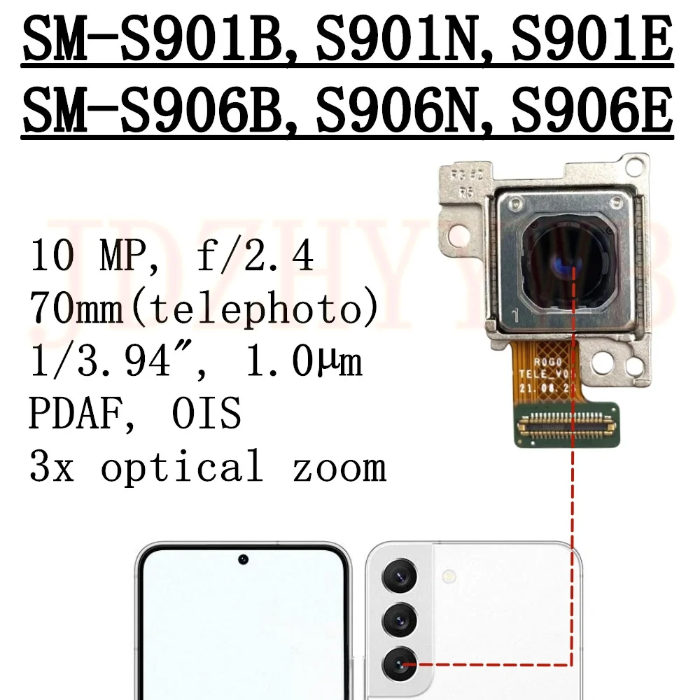 High-Quality Front and Rear Camera Module with 50 MP Main and Wide-Angle Lenses
