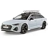 1/18 AUDI RS6 Avant Alloy Die Cast Toy Car Model Sound and Light Children's Toy Collectibles Birthday gift 5