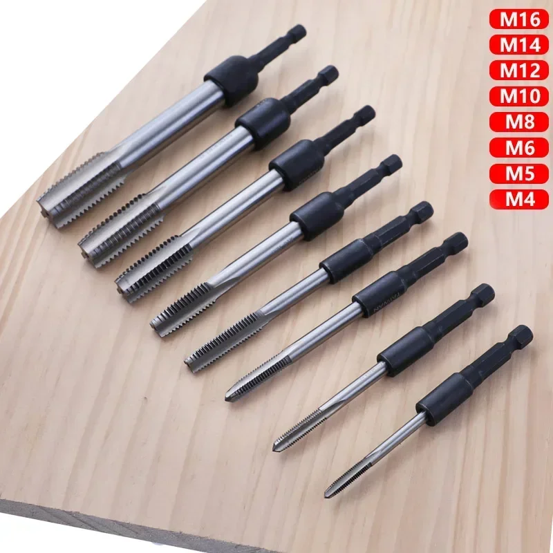 

Адаптер для гнезда под давлением M4-M16 Tap, легированная сталь, воздушная партия 1/4, шестигранный инструмент для производства пресс-форм, резьба с хвостовиком для авторемонта