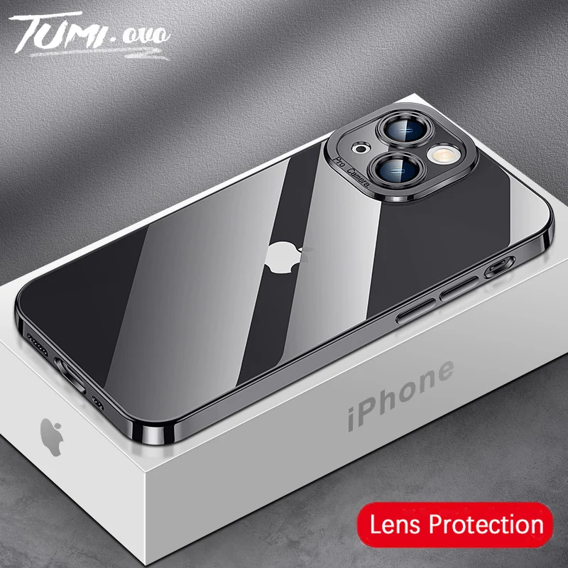 Купить Чехол для iPhone 12 Pro 13 11 XS Max X XR Mini 7 8 6 6S Plus SE 2020 новый роскошный прозрачный чехол с | Отзывы и видеообзор (1005003983154972)
