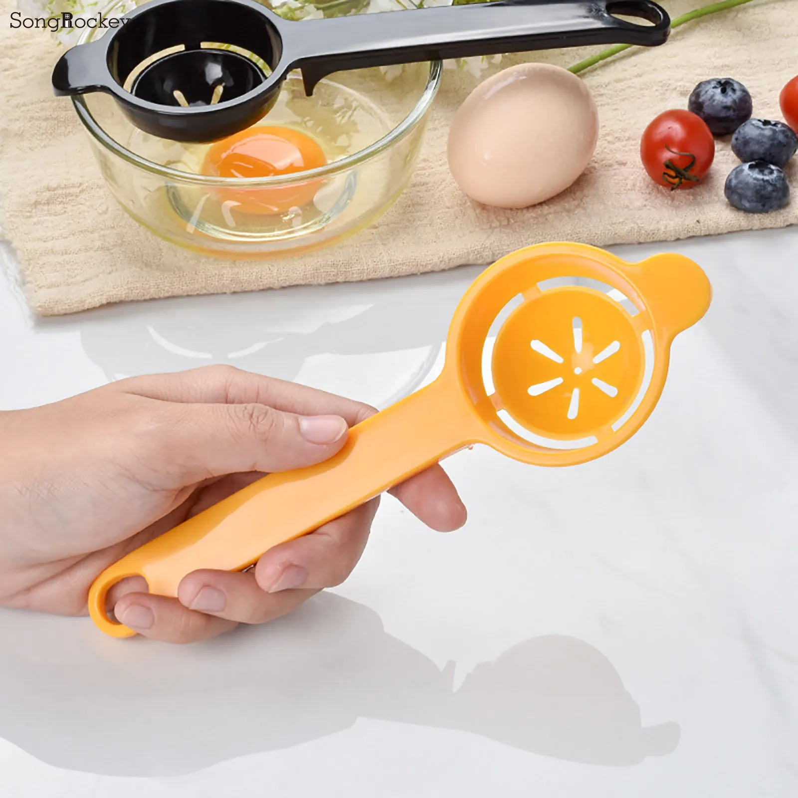 Long Handle Eggs Separator Eggs Yolk Separator White For Baking And Cooking eggshell separator,egg separator