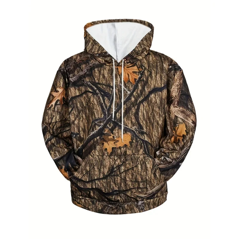 

Men's 3D Printed Camo Hoodie Spring Autumn Sportswear Casual Pullovers Camouflage Long Sleeves Hoodie Children Top Clothes