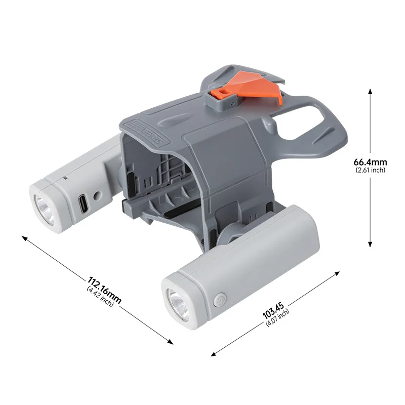 Projecteur LED rechargeable pour DJI Mini 5 Pro - Lumière de vol nocturne