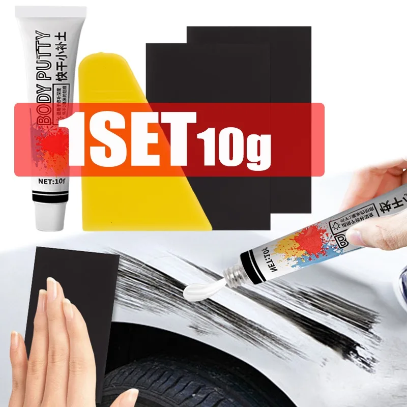 

10g Car Scratch Repairing Paste Dent Filler Putty Quick Dry Repair Filler Dents Deep Scratches Polishing Repairing Wax