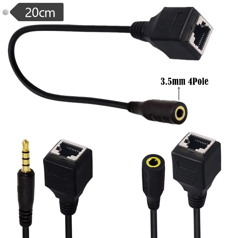 

Network port rj45 Female DC3.5 to RJ45 Network port touch screen cable RJ45 Female to DC4