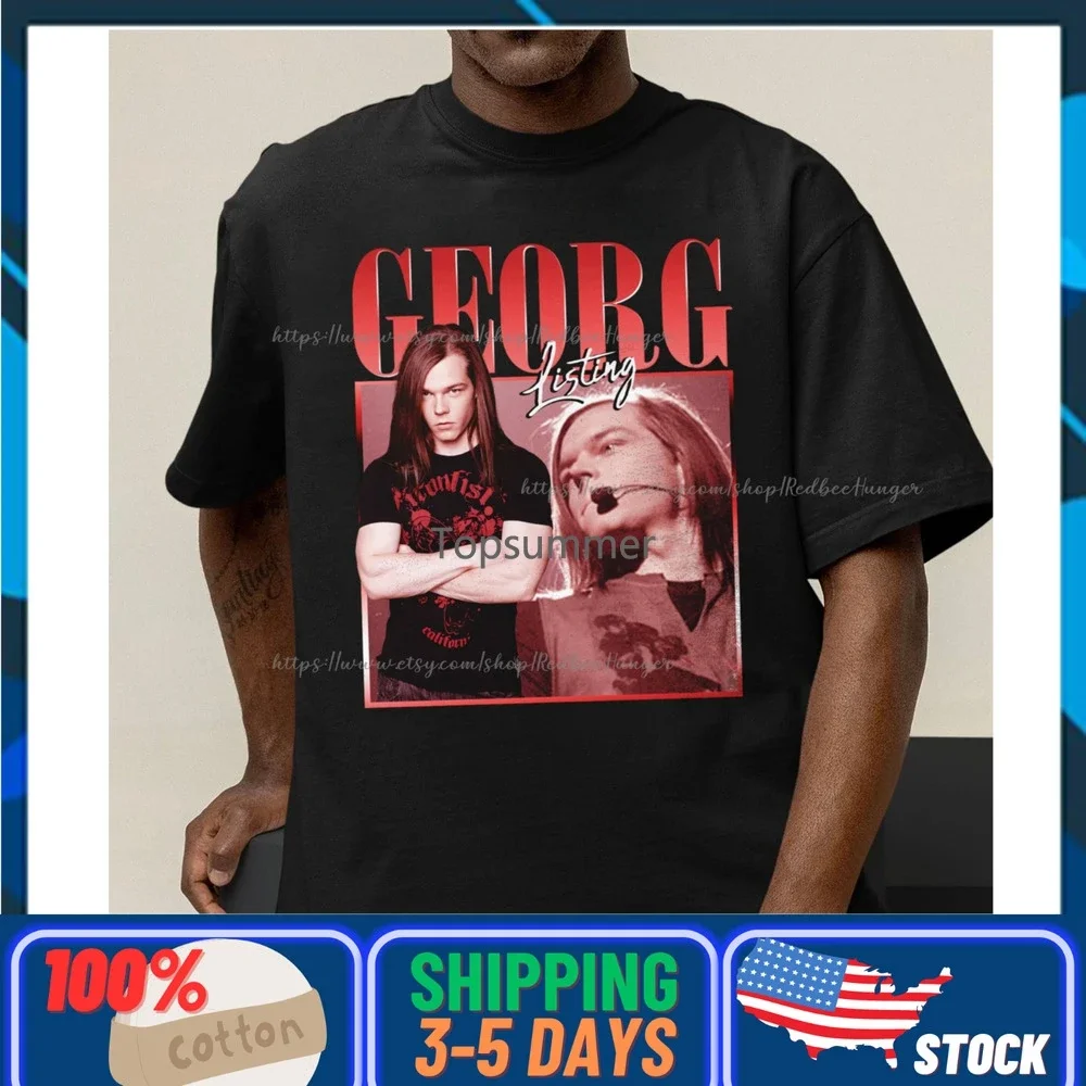 

Limited Georg Listing Tokio Hotel Music Band T-Shirt 100% Cotton Multicolor