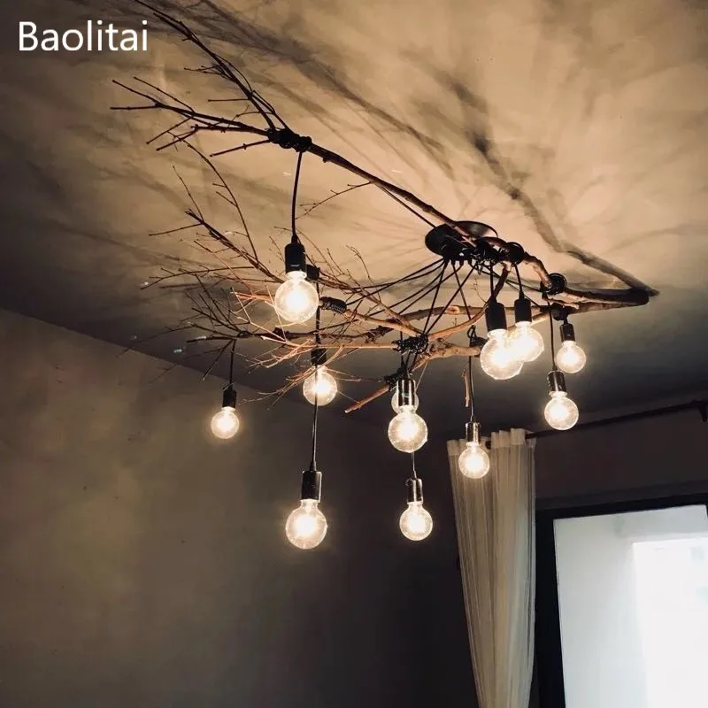 

Chandelier Spider Led E27 Industrial Pendant Lamp Loft Vintage Design Home Living Room Cafe Bar Clothing Hanging Light