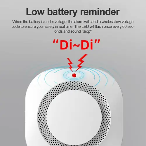 투야 지그비 와이파이 연기 감지기 센서, 80DB 경보 화재 스마트 연기 감지기 와이파이 화재 방지 홈 보안 경보 스마트 라이프 4