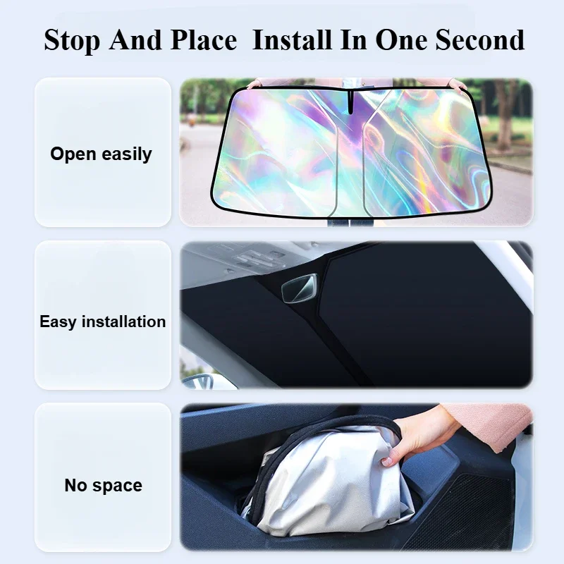 Car Front Window UV Protection Sun Shade For Haval M6 H6 F7 Hi4 100 Sun Shade Windshield Visor Folding Auto Styling Accessories