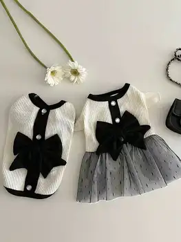 New Spring Summer Pet Couple Style Dog Cat Skirt Vest Clothing For Small And Medium-Sized Dogs And Cats 1