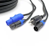 PowerCon to NEMA 5-15P Plug + 3Pin XLR Cable 3x1.5mm² Power & DMX Hybrid Cord for DJ Lighting Stage Audio Speaker 1m 2m 3m 5m - Image 5