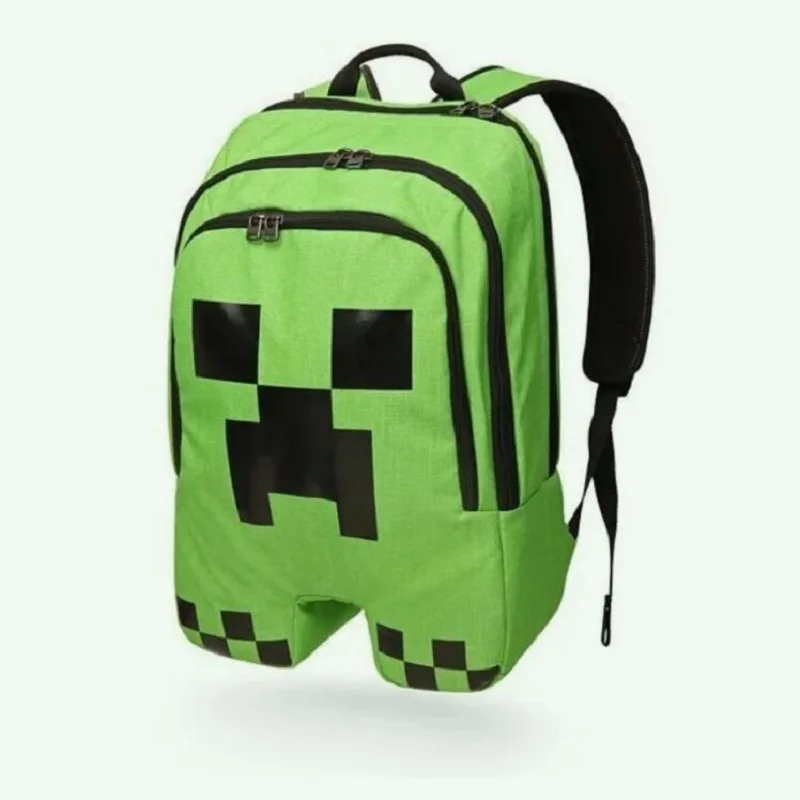 Creeper Borsa In Nylon Minecrafte Zaino Creeper Modello Divertente Studente Sport All'Aria Aperta Borsa Da Scuola Giocattolo Regalo Di Compleanno Stud