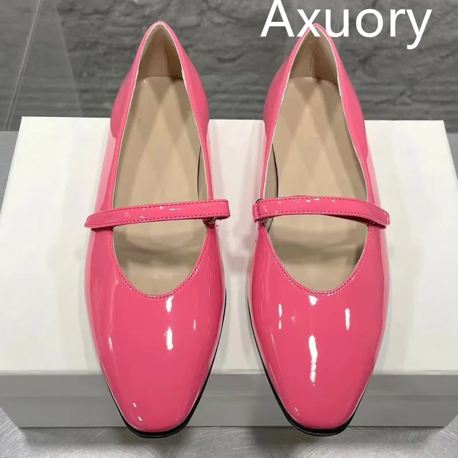 

Women's Flat Shoes Solid Color Comfort Round Toe Slip-On Genuine Leather Fashion Casual Shoe High Quality