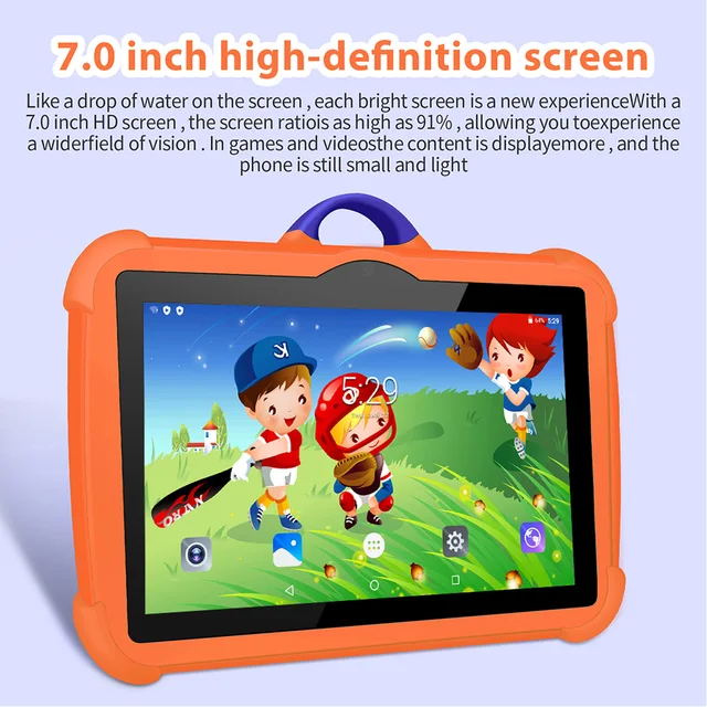 2025 New 7 Inch 5G WiFi Kids' tablets Quad Core 4GB RAM 64GB ROM Android Learning Education Tablet PC Children's favorite Gifts 2